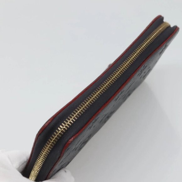 LOUIS VUITTON Empreinte Zippy Wallet Navy Marine Rouge M62121 LV Auth fm4618 - Picture 10 of 16